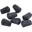 12 Pack Rubber Climbing Rod Tip Protector Hiking Pole Replacement Flexible