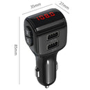 Dual Fast Charge Car Charger Car Mp3 Player With Bluetooth Car Kit For Huaw