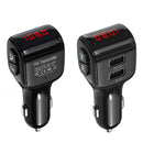 Dual Fast Charge Car Charger Car Mp3 Player With Bluetooth Car Kit For Huaw
