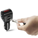 Dual Fast Charge Car Charger Car Mp3 Player With Bluetooth Car Kit For Huaw