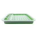 1X(Household Plastic Folding Kitchen Drain Rack Cutlery Cutlery Storage Box