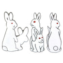 Creative White Rabbit Brooch Evil Animal Bunny Enamel Pins Metal Buckle Pin H6V9