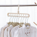 Multi-Port Support Circle Clothes Hanger Clothes Drying Rack Multifunction  Y3I9