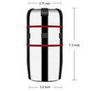 1X(Citrus Juicer Manual Juicer Portable Stainless Steel Juicer Lid Rotation