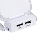 Bakeey Qi 3 Coils Fast Wireless Charger Holder with 2 USB for iPhone X 10 8 8 Plus Samsung S8