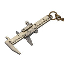 Mini 0-4cm Vernier Caliper Portable Measuring Ruler Key Chain For Woodworking Tool
