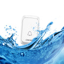 CACAZI 1 Receiver 1 Transmitter EU Plug 300M Remote LED Indicator Wireless Waterproof AC Doorbell