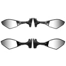 Motorcycle Rearview Mirrors With LED Turn Signal Light For KAWASAKI NINJA 650R 500R 250R 636