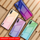 Bakeey Gradient Color Tempered Glass + Soft TPU Back Cover Protective Case for Xiaomi Mi A3 / Xiaomi Mi CC9e