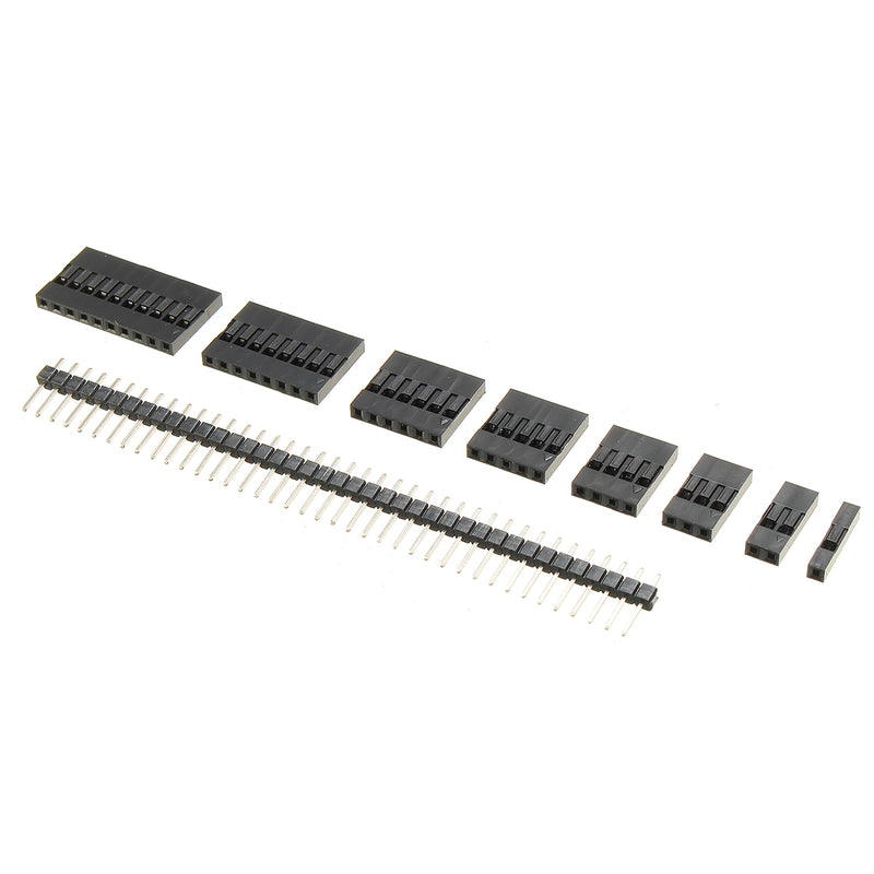 Geekcreit 1450pcs 2.54mm Male Female Dupont Wire Jumper With Pin Header Connector Housing Kit