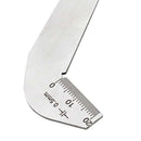 Effetool 118 Degree Drill Bits Angle Gauge Stainless Steel Corner Front Edge Gauge Measuring Tool