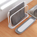 1X(Detachable Towel Storage Rack Dishcloth Sponge Drying Rack Quick Drying