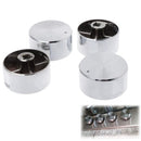 1X(5Pcs Rotary Switch Gas Stove Parts Gas Stove Knob Zinc Alloy Round Knob