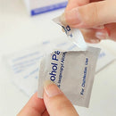 1X(100Pcs Disposable Alcohol Cotton Tablets Home Travel Wound Blood Collect