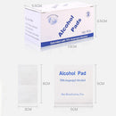 1X(100Pcs Disposable Alcohol Cotton Tablets Home Travel Wound Blood Collect