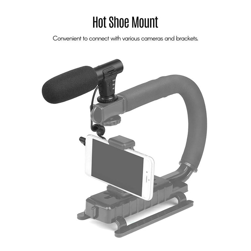 Shoot Xt-451 Portable Condenser Stereo Microphone Mic With 3.5Mm Jack Hot S