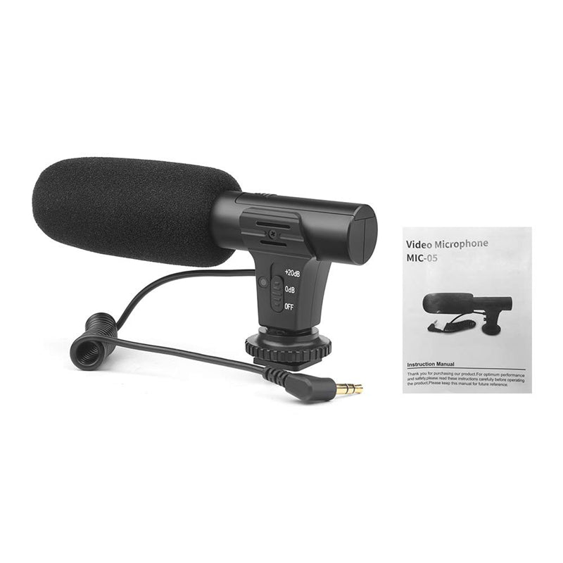 Shoot Xt-451 Portable Condenser Stereo Microphone Mic With 3.5Mm Jack Hot S