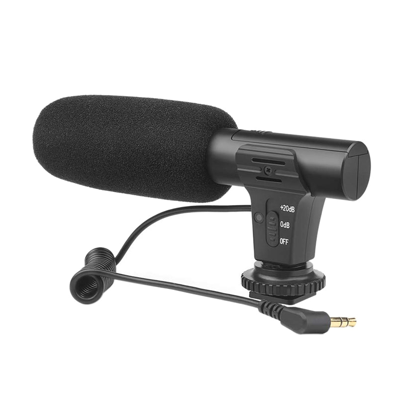 Shoot Xt-451 Portable Condenser Stereo Microphone Mic With 3.5Mm Jack Hot S