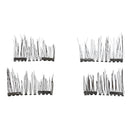 8Pcs/2 Pairs Dual Magnetic 3D False Eyelashes Long Natural Eyelashes Extension