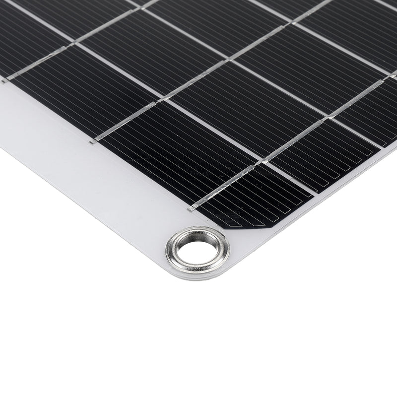 Mono Solar Panel Charger Dual USB Monocrystaline Flexible Solar Controller Power Bank Outdoor Camping Hiking Battery Charger