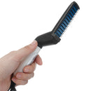 Minleaf Quick Beard Straightener Multifunctional Hair Comb Curling Curler Show Cap Men