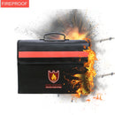 1X(Fireproof Document Bag Non-Itchy Fiberglass Cloth Waterproof Holder With