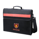 1X(Fireproof Document Bag Non-Itchy Fiberglass Cloth Waterproof Holder With