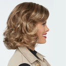 Fluffy Temperament Blonde Wig Wig Female Role Playing Ball Wig