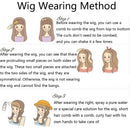 Fluffy Temperament Blonde Wig Wig Female Role Playing Ball Wig