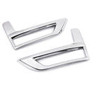 4Pcs Chrome Fog Light Lamp Reflector Cover Trims for Nissan Rogue 2017-2018 X-Trail 2017