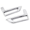 4Pcs Chrome Fog Light Lamp Reflector Cover Trims for Nissan Rogue 2017-2018 X-Trail 2017
