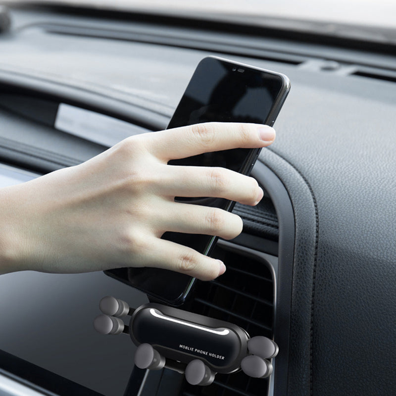 Bakeey Vertical Horizontal Gravity Linkage Automatic Lock Air Vent Car Phone Holder Car Phone Mount For 4.0-6.8 Inch Smart Phone for iPhone 11 for Samsung Xiaomi Mi 9T Xiaomi Redmi Note 8