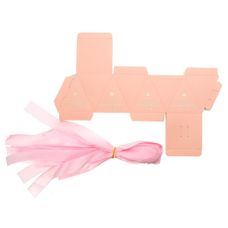 20/50Pcs Creative Pink Candy Boxes Wedding Favors Gifts Box Party Supplies