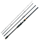 2.4M Lure Rod 4 Section Carbon Casting Fishing Rod Travel Rod Baitcasting F