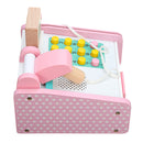 Supermarket Wooden Till Cash Register Toys Set Kids Educational Pretend Play Game