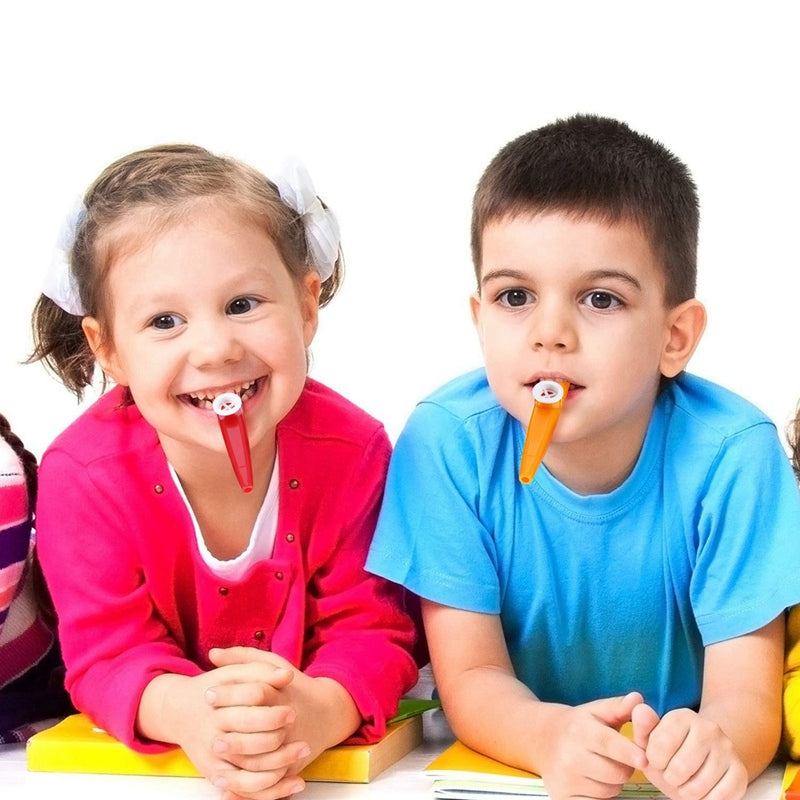 24 Pieces Plastic Kazoos 8 Colorful Kazoo Musical Instrument, Good Companio X9K8