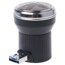 1X(Creative Electric Shaver Mini Portable USB Power Plug Travel Beard Trimm