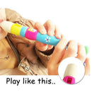 2 Pieces Suitable For Children'S Color Piccolo Flute,Learning Rhythm Instru