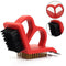 1X(3 In 1 Household Multifunctional Cleaning Brush For Barbecue Stove Grill