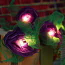 20LED Rose Flower Fairy String Light Wedding Garden Party Xmas Christmas Decor