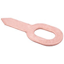 50Pcs Copper Plated Oval Dent Puller Rings Car Body Paintless Lifter Puller