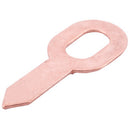 50Pcs Copper Plated Oval Dent Puller Rings Car Body Paintless Lifter Puller