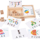 Wooden Cardboard English Spelling Alphabet Game Early Education Educational