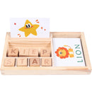 Wooden Cardboard English Spelling Alphabet Game Early Education Educational
