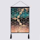 Simple Painting Meter Box Cover Cloth Bedroom Cotton Linen Decorations