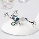 Alloy Natural Shell Brooches Women Men Banquet Metal Animal Brooch Pins For