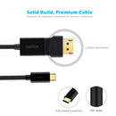 Choetech Usb Type C To Displayport Adapter Cable For S8 Plus 4Kx2K@60Hz Usb