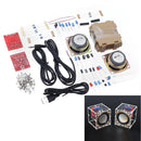 DIY Electronic 3W Speaker Production Kit with Transparent Shell 2.36inch 1 Mini Computer Audio Electronics DIY Kit
