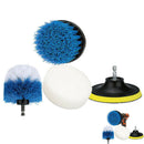 1X(4Pcs Tile Grout Power Scrubber Cleaning Drill Brush Tub Cleaner Combo To