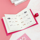 Jewelry Storage Book PU Leather Travel Portable Case Holder Earring Organizer